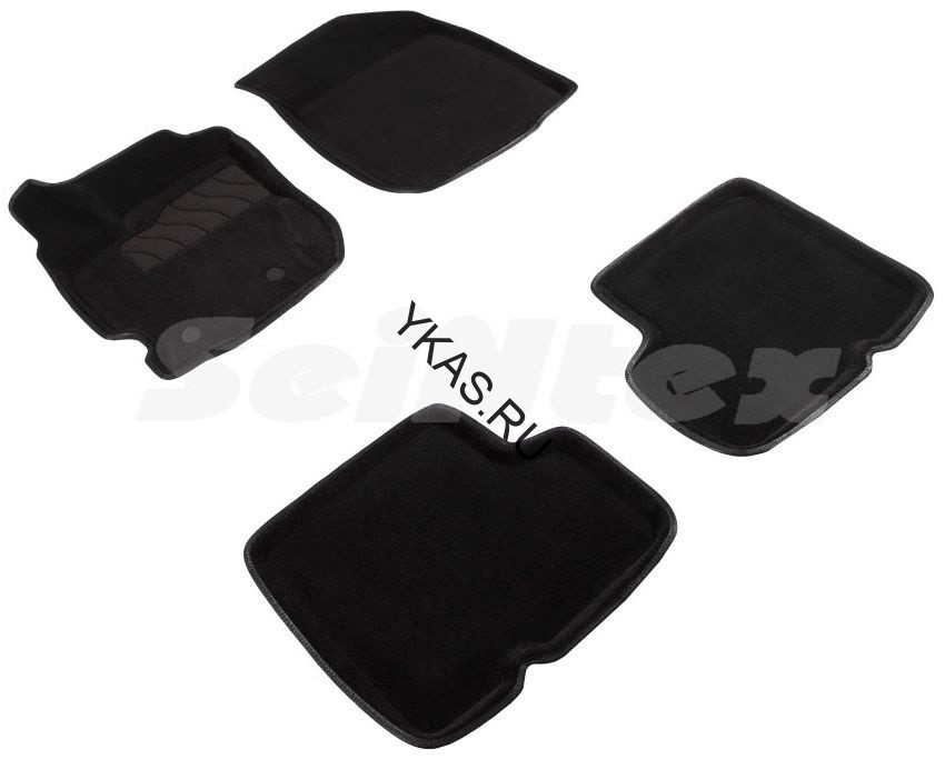 Коврики  Renault Duster с 2015г- /компл.5шт./осн.резин./ 3D