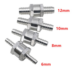 Аварийный переходник с обратным клапаном  12мм, алюминий