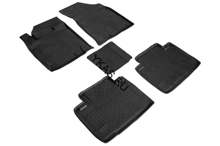 Коврики резиновые   Geely Atlas PRO с 2021г.-  БОРТ