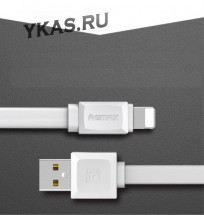 Кабель REMAX  USB - Apple  (1м)  белый