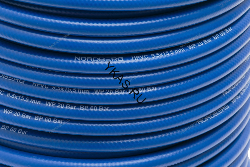 Шланг воздушный гибридный NORDBERG H0915HPVC (9.5х15.5 мм, 1 м)