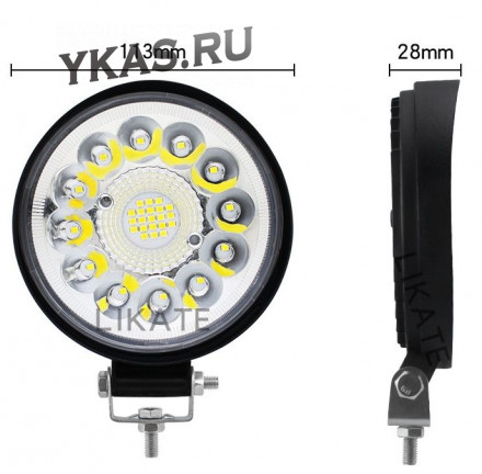 Фара Off Road   SOLAR  ближний свет   33 SMD,  99W (113x28мм)  12-24V