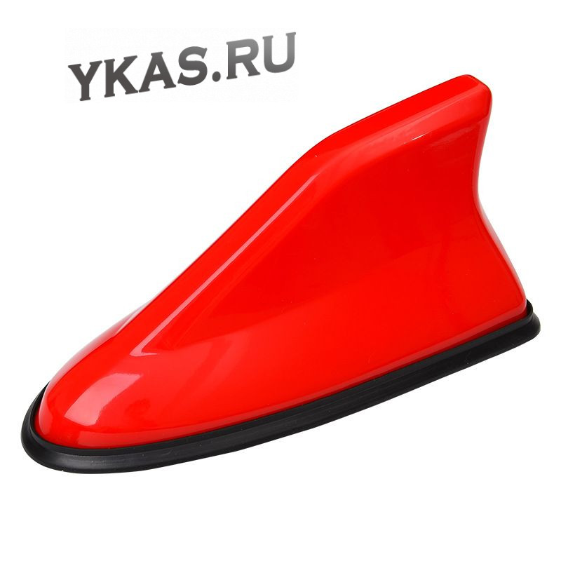 Антенна декоративная  "Акулий плавник" (с возможностью активного подключения)  красный