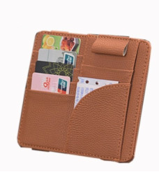 Органайзер на солнцезащитный козырек Коричневый