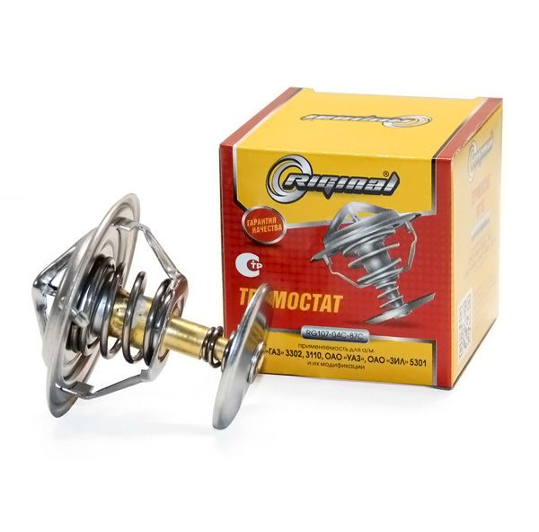 RG Термостат 107-04 (87 С) ТС  Г-3302,3110,УАЗ,ЗИЛ "Riginal"