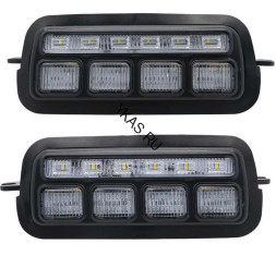 Фары  доп.модельные LADA NIVA LED с повортником (компл. 2шт)