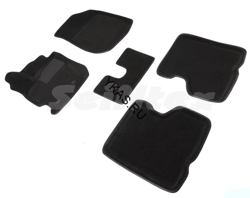 Коврики  Renault Kaptur с 2016г- /компл.5шт./осн.резин./ 3D