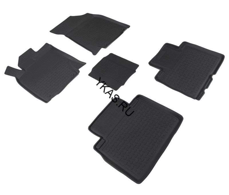 Коврики резиновые   Geely Atlas с 2016г.-  БОРТ