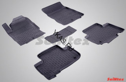 Коврики резиновые   Ssang Yong Rexton III с 2012г.-  БОРТ