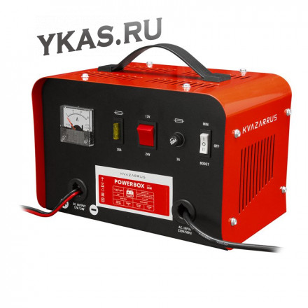 Зарядное устр-во  KVAZARRUS PRO инверторное 12-24V  ток зарядки 15-18A