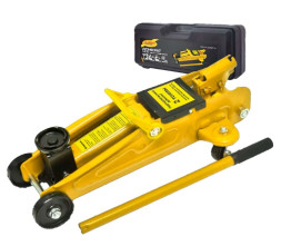 Домкрат подкатной гидравл.  2т чемод  "DC" макс. под. 125-320мм в кейсе