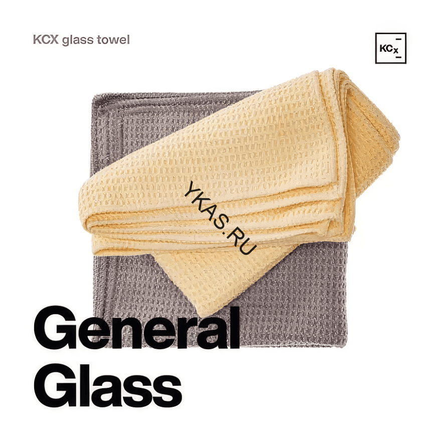 Салфетка из микрофибры для протирки стекла Microfaser-Waffeltuch, комплект 4 штуки 999363 MW