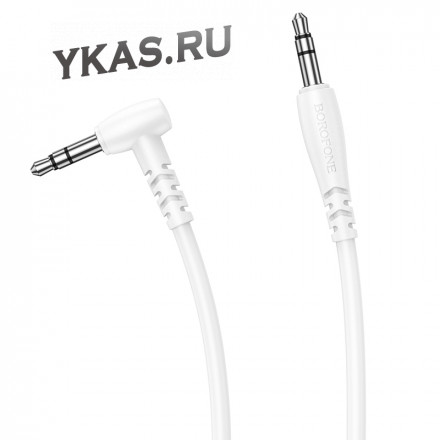 Кабель стерео Borophone BL10   AUX-AUX  1м. белый