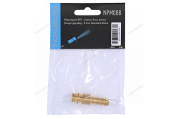 Переходник быстросъемный NORDBERG NPM08B ("папа" - елочка Ø8 мм, латунь)