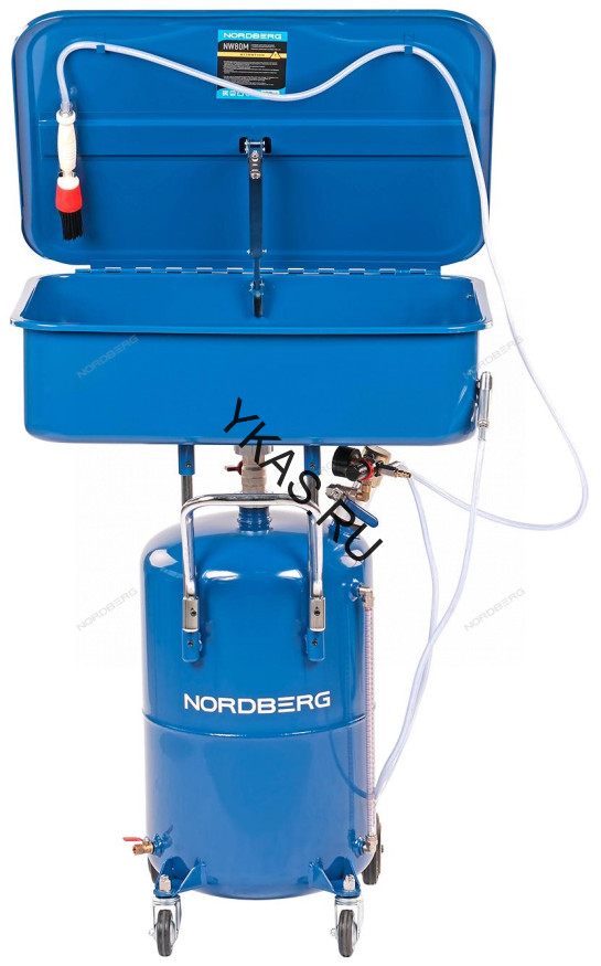 Установка для мойки деталей NORDBERG NW80M с пневматическим насосом (50 л) 