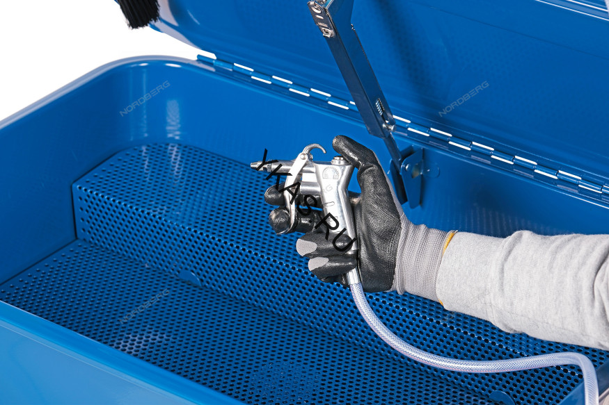 Установка для мойки деталей NORDBERG NW80M с пневматическим насосом (50 л) 