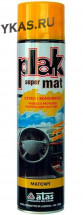 ATAS   PLAK    SUPERMAT  600 ML - спрей. Матовая полироль торпеды с запахом &quot;Апельсин&quot;