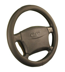 Оплетка на руль CF CREEK - L, Чёрный/Серый (перфорация)