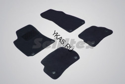 Коврики текстильн. VW Passat B5 1996-2005г. компл.4шт./осн.резин./ LUX