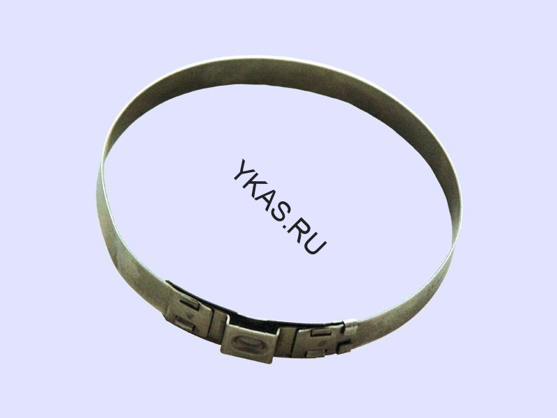 Хомут одноухий  60.20-63.50  (нерж.сталь, под зажим) СС-06