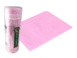 Салфетка из замши "Li-Sa" (малая) 32х43 см, розовая