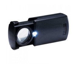 Лупа с подсветкой «Следопыт», кратность 30 х, d л. 21 мм,с компл. батареек, вес 31 г