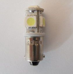 Маяк Cвет-од 12V T8.5 5 SMD 10W BA9s WHITE (уп.10шт.)