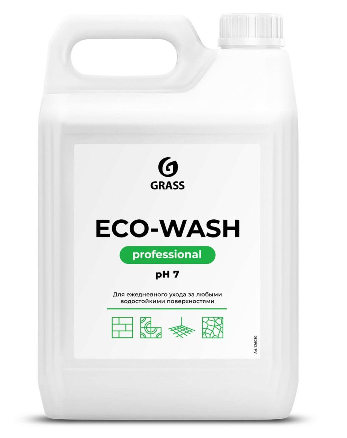 GRASS Универсальное низкопенное моющее средство (не требует смывания) "Eco-Wash" 5кг.