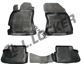 Коврики резиновые   Subaru Forester III 2008-2012г. тэп