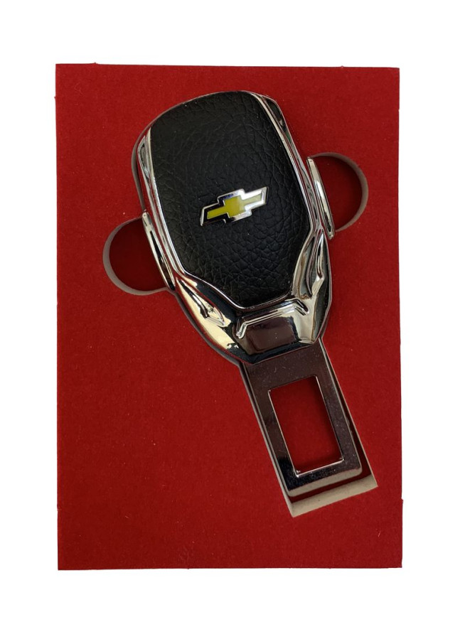 Блокировка ремня безопасности "CHEVROLET"  1шт. (с вставкой)