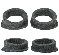 Подставки под колонки  ПОДИУМЫ  16" (плоский , высота 7 х 9,6 см)  карпет Черный  (2 шт.)