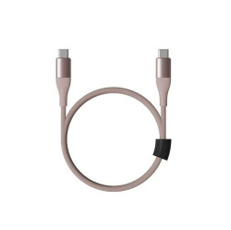 Кабель Xiaomi/Solove  Type-C - Type-C 65W (1м)  розовый