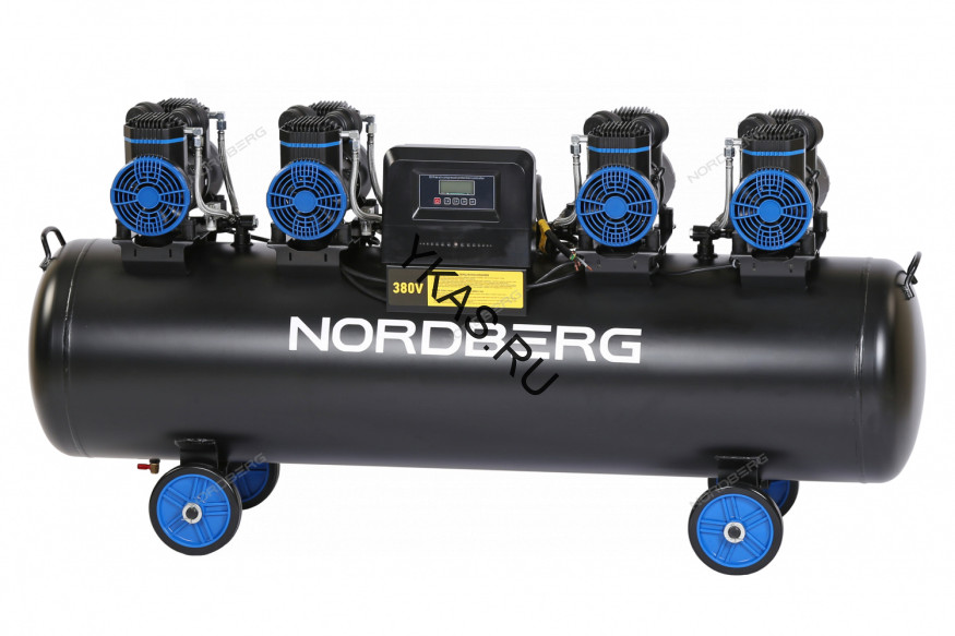 Компрессор поршневой безмасляный NORDBERG NCEO200/1000 (380В, 200 л, 1000 л/мин)