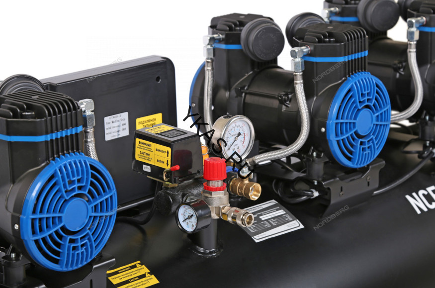 Компрессор поршневой безмасляный NORDBERG NCEO200/1000 (380В, 200 л, 1000 л/мин)