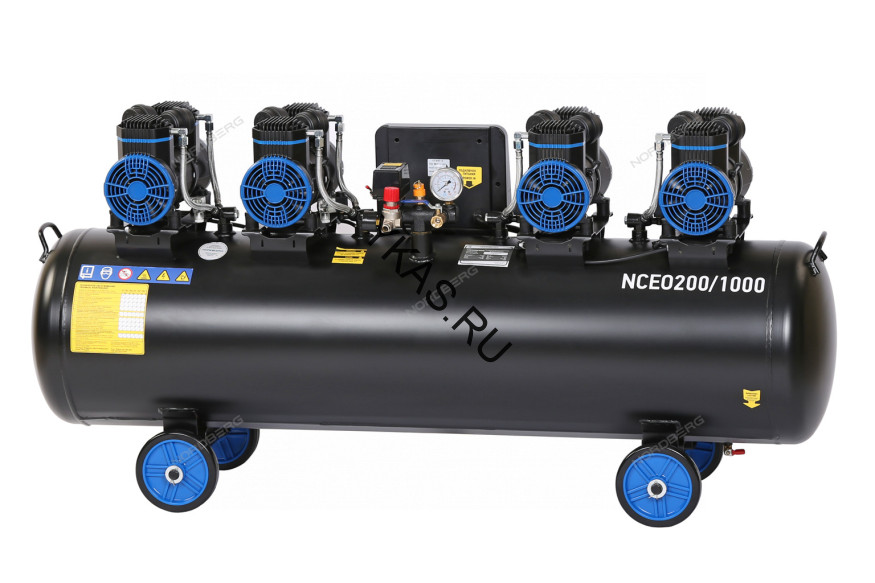 Компрессор поршневой безмасляный NORDBERG NCEO200/1000 (380В, 200 л, 1000 л/мин)