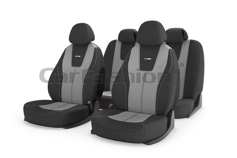 Комплект Накидок  «DOUGLAS»  Св.Серый/Темн.Серый/Св.Серый