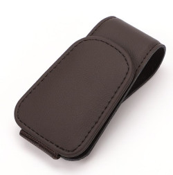 Держатель очков  Carlife экокожа  Коричневый