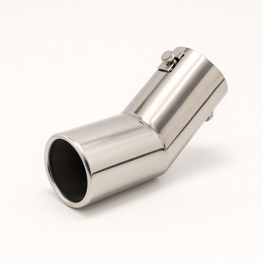 Насадка на глушитель "Carlife" (d 63мм)  длина 160мм, хром