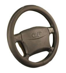 Оплетка на руль CF CREEK - М, Чёрный/Белый (перфорация)