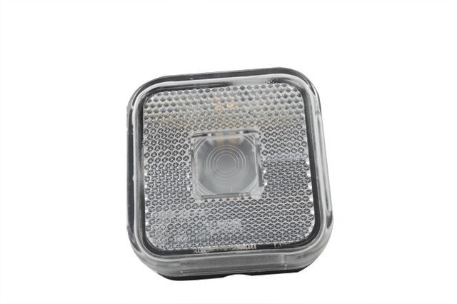 Повторитель поворотов квадрат (65-65mm) с отраж. Белый (1шт)