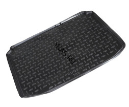 Коврик багажн.  Peugeot 308 НВ (07-15)   (РЕЗИНА)