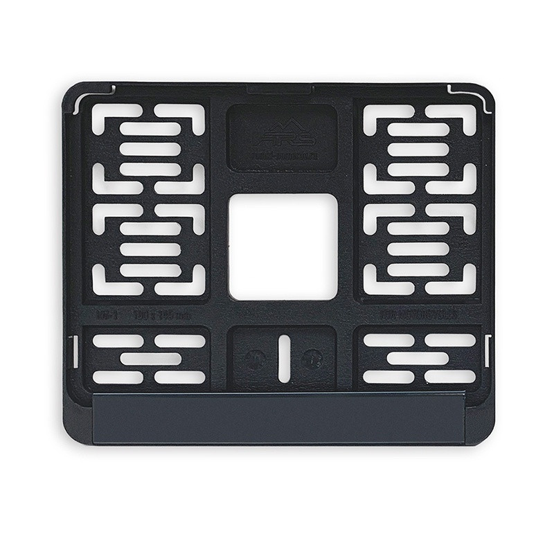 Рамка номера пластик  для мотоцикла Черная (195х145мм) RN-21