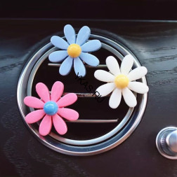 Украшение на дефлектор  №5 "ромашки 3шт."