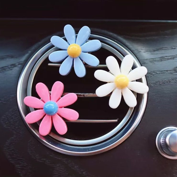 Украшение на дефлектор  №5 "ромашки 3шт."