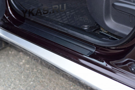 Накладки в проем передних дверей (2 шт) (ABS) RENAULT Duster 2012-2020 предзаказ