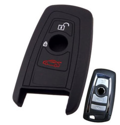 Чехол силиконовый для ключа зажигания  BMW (три кнопки) №3