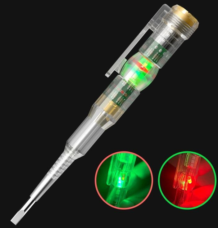 Индикатор напряжения отвертка (AC) от 24 до 250 В ,(DC) от 12 до 24 Вольт