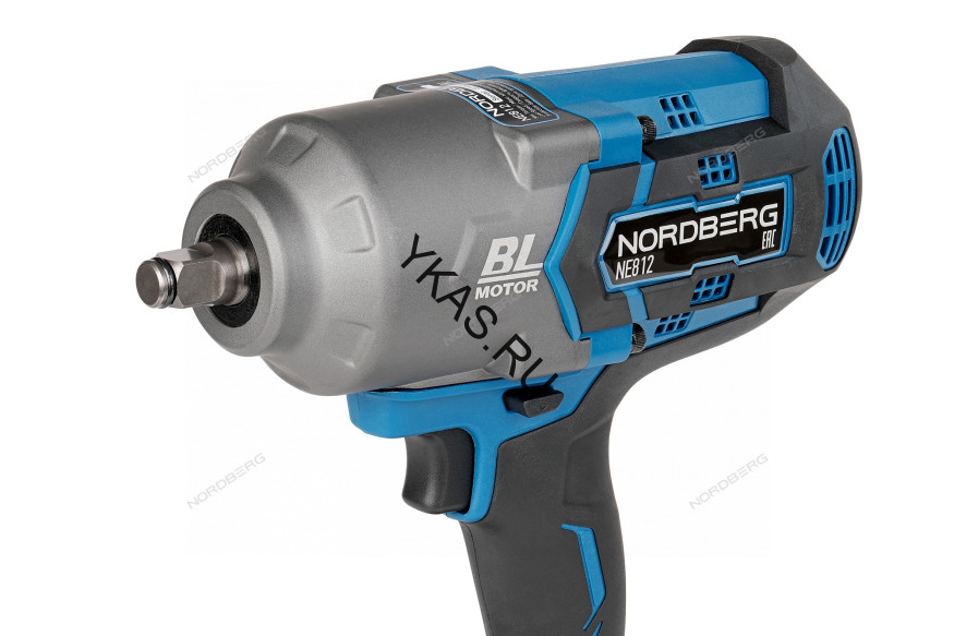 Аккумуляторный гайковерт NORDBERG NE812K (1/2", 21В, 1700Нм)