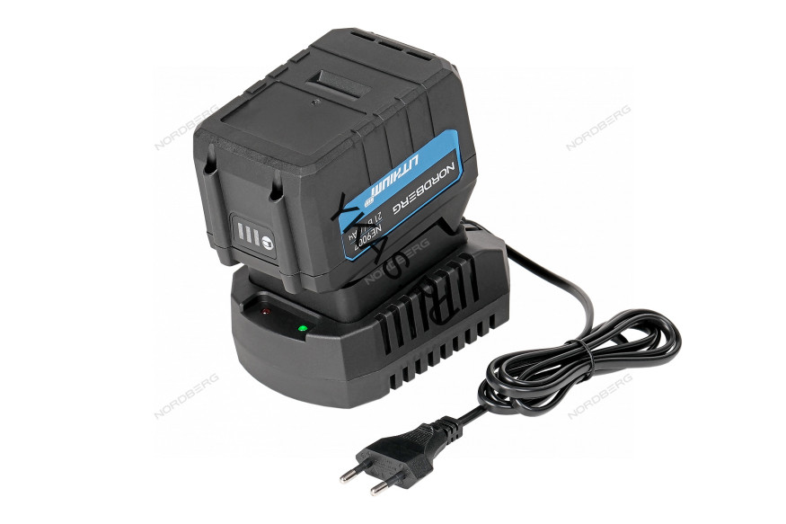 Аккумуляторный гайковерт NORDBERG NE812K (1/2", 21В, 1700Нм)